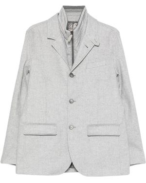 Herno Three-Button Blazer - Grey