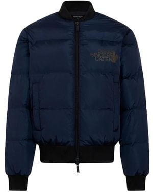 DSquared² Easy Down Bomber Veste - Bleu