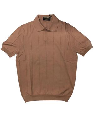 Gran Sasso Short-Sleeve Polo Shirt - Brown