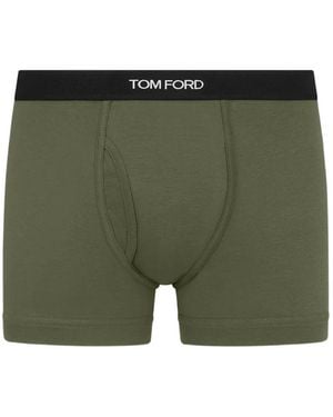 Tom Ford Boxershorts Met Logoband - Groen