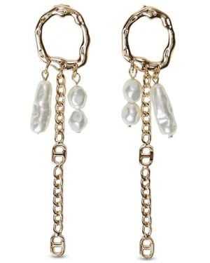 Twinset Mother Of Pearl Earrings - White