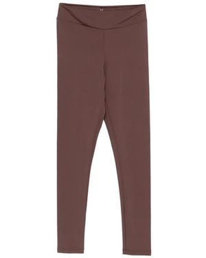 Ba&sh Logo-Detail Leggings - Brown
