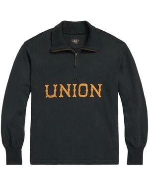 RRL Maglione Con Applicazione - Nero
