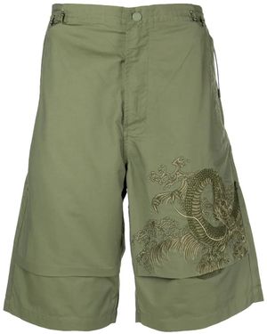Maharishi グラフィック バミューダショーツ - グリーン