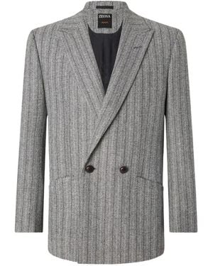 ZEGNA Trofeo Selection Wool Jacket - Gray