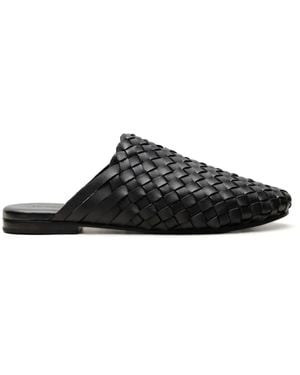 St. Agni Bunto Woven Mules - Black