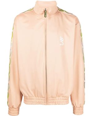 Gcds Reflective Logo-Print Sweatshirt - Pink
