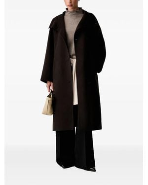 Marc O' Polo Belted Button-Up Coat - Black