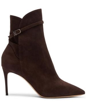 Casadei Julia Stiefeletten Mit C-Kette - Braun