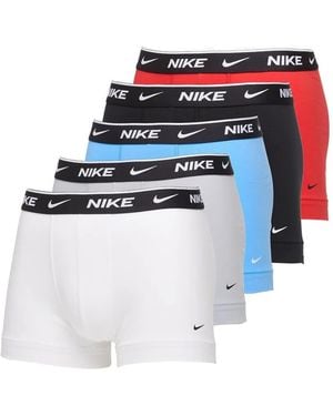 Nike Elastic-Waist Boxers Set (Set Of Five) - White