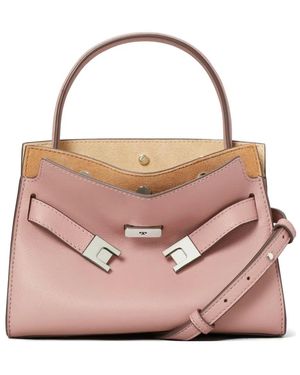 Tory Burch Petite Lee Radziwill Tote Bag - Pink