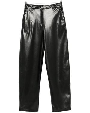 Pinko Belt-Loop Pocket Trousers - Black