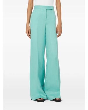 Max Mara Palazzo Pants - Green