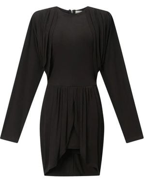 Isabel Marant X Niamae Draped Detail Dress - Black