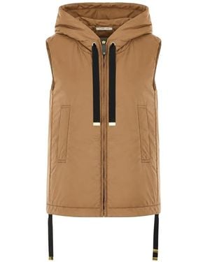 Max Mara Greengo Padded Vest - Natural