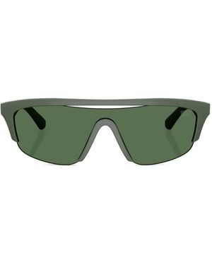 Burberry Geometric-Frame Sunglasses - Green