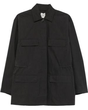 TOTEME Chaqueta Con Cordones - Negro