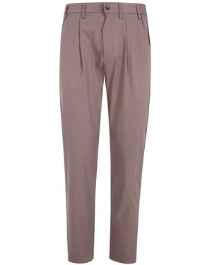 People Of Shibuya Kobra Pleated Trousers - Brown