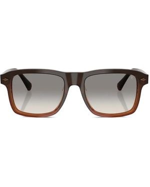 Brunello Cucinelli Rectangle Sunglasses - Grey