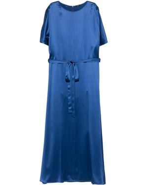 JOSEPH Abito Midi Girocollo - Blu
