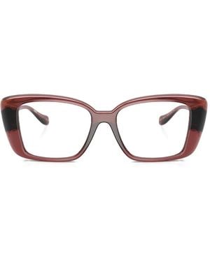 Versace Butterfly-Frame Glasses - Red