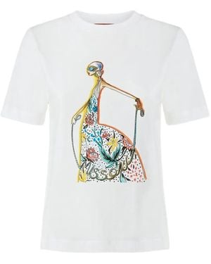 Missoni Print Short-Sleeve T-Shirt - White