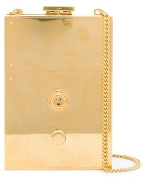 Thom Browne Mrs. Thom Minaudière Chain Bag - Natural