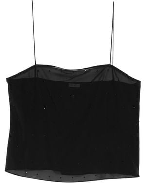 St. Agni Glass Bead Top - Black