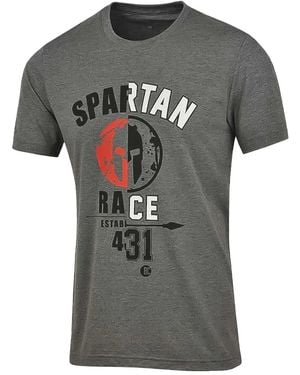 Reebok Spartan Race Round-Neck T-Shirt - Grey