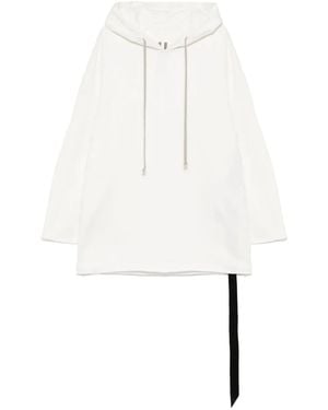 Rick Owens Klassischer Hoodie - Weiß