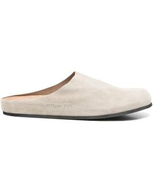 Common Projects Suede Clogs - White