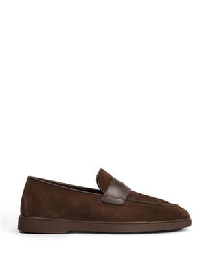 Giuseppe Zanotti Loafer Aus Wildleder - Braun