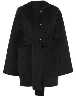 KHAITE Abrigo Hessner - Negro