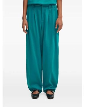 PANGAIA Pleated Trousers - Green