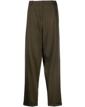 Magliano Drop-Crotch Virgin-Wool Trousers - Green