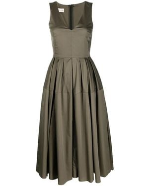 Blanca Vita V-Neck Sleeveless Dress - Green