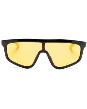 Gucci Occhiali Da Sole Gg Supreme - Giallo