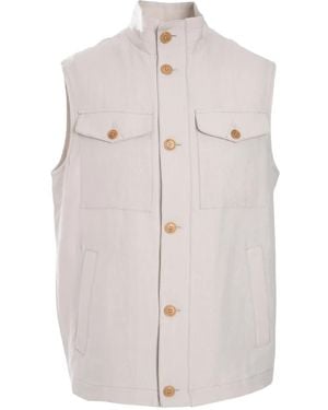Luciano Barbera Gilet - Bianco