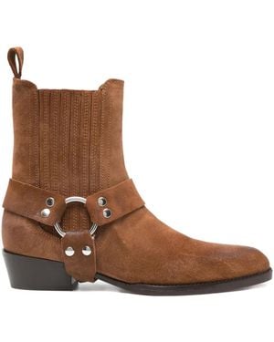 Paris Texas 35Mm Helena Suede Ankle Boots - Brown