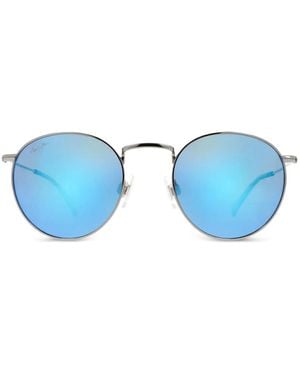 Maui Jim Pukaua Round-Frame Sunglasses - Blue