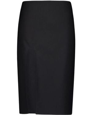 Stella McCartney Side-sllit Skirt - ブラック