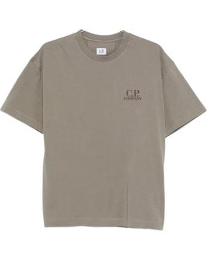 C.P. Company Logo-detail T-shirt - Grau