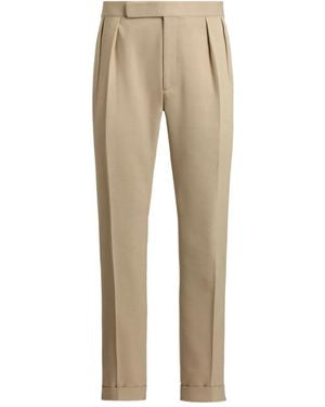 Ralph Lauren Pleated-cuff Trousers - ナチュラル