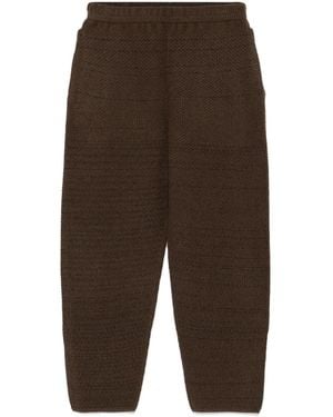 Homme Plissé Issey Miyake Rustic Pants - Brown