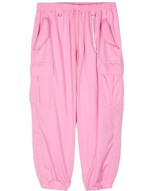 MASTERMIND WORLD Skull-Print Cargo Trousers - Pink