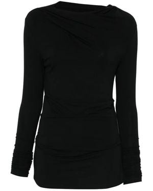 Entire studios Draped Top - Black