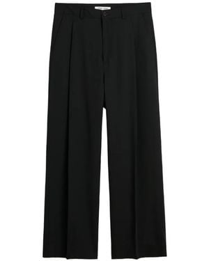 Cmmn Swdn Midas Pleated Trousers - Black
