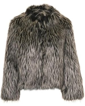 MC2 Saint Barth Faux-Fur Coat - Grey