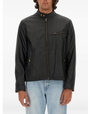 Belstaff Zip-Fastening Biker Jacket - Black