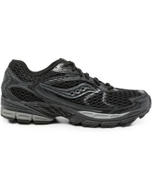 Saucony Mesh-Panelled Sneakers - Black